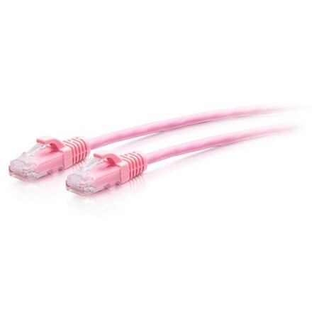 C2G 15FT/4.5M CAT6A SLIM PATCH 28AWG PINK C2G30200