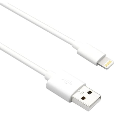 Axiom Lightning To Usb-A M/M Adapter Cable - White 6Ft LGMUSBAMW06-AX