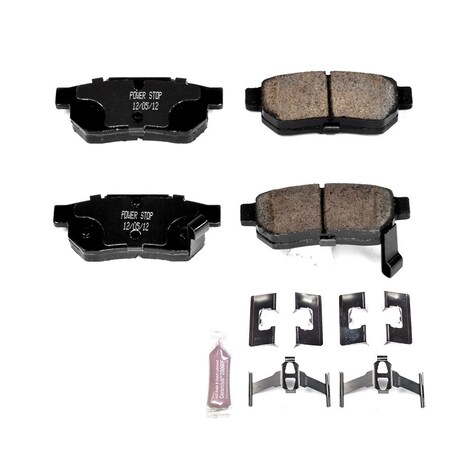 Powerstop Z23 Evolution Sport Carbon Fiber-Ceramic Brake Pads with Hardware Z23-374
