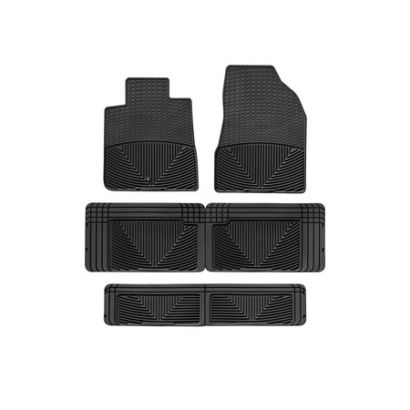 Weathertech Black, Front, Rear, and Rear All Weather Floor Mats W68-W25-W60