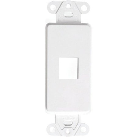 Leviton 1 Port Quickport, Decora Insert, White 41641-W