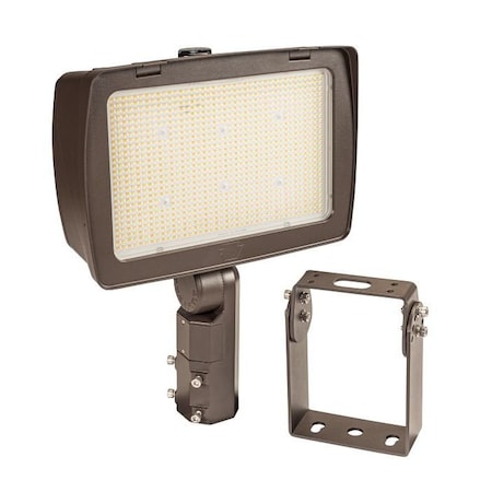 Keystone 290/210W LED High Power Flood Light feat. Power Select, Color Select. Rectangular Series 4 with 3-p KT-FLED290PS-R4-OSF-UNV-8CSB-VDIM