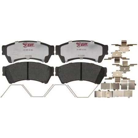 R/M Brakes RM Brakes EHT1164H Ceramic Brake Pad Set With Hardware R53-EHT1164H