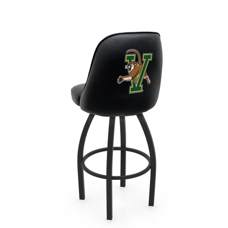 Holland Bar Stool Co Logo Grizzly Vermont 36 in. Swivel Bar Stool with Black Wrinkle Finish L048
