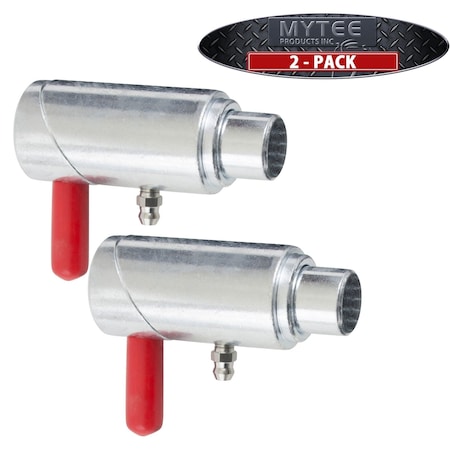 Mytee Products 3/4in Cam Lock Wrecker, Tow Truck Spring Loaded Twist Lock Plunger Pin, 2PK CAMLOCK34x2