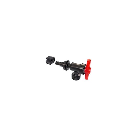 Flair-It Washing Machine Valve PEXLock 1/2in PEX X 3/4in MHT Pair Red 30895
