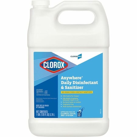 Clorox Disinfectant Cleaner, Jug, Unscented, 4 PK 31651