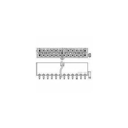 Te Connectivity AGASTAT Power to the Board ATX PWR CONN 1 BDLK 8 POS 3-1775099-2