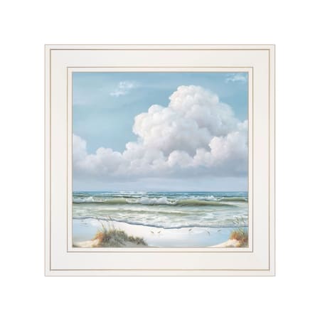 Homeroots Beautiful Day II White Framed Print Wall Art 407354