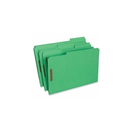 Universal One Manila Folder, 1/3 Tab, Legal, Green, 50PK UNV13526