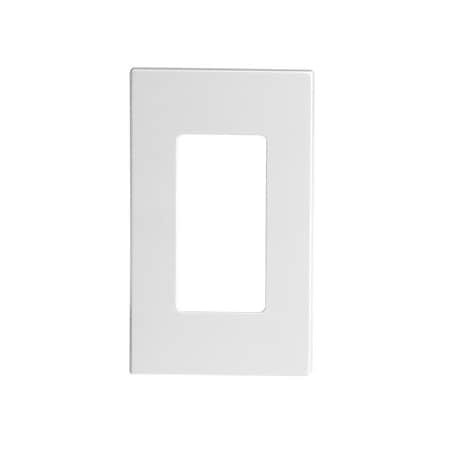Leviton Decora Wallplate, Screwless, Standard Size, Gang 1, Mahogany 80301-S0