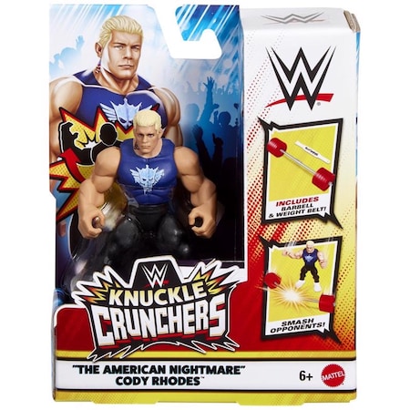 Mattel WWE Knuckle Crunchers Action Figures Multicolored HWH19
