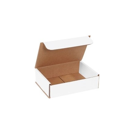 Bubblefast 50-7 x 6 x 2'' White Corrugated Mailers, 50PK BFM762