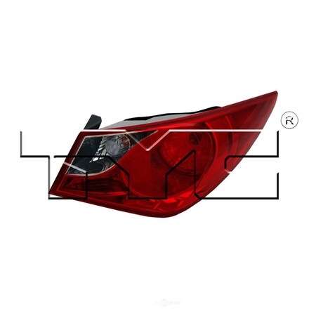 Tyc Capa Certified Tail Light Assembly 11-6347-00-9