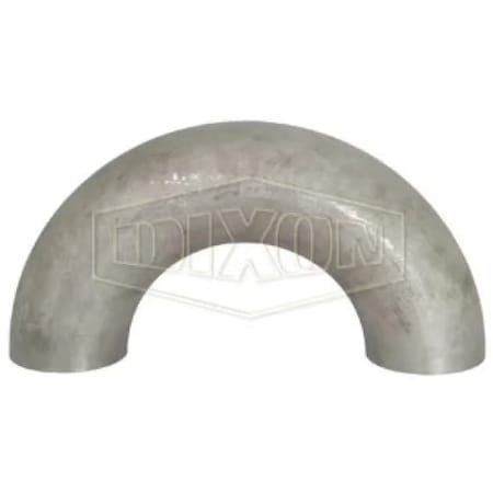 Dixon 180Deg Weld Return Bend, 4 in, 316L SS, Domestic B2WUL-R400U