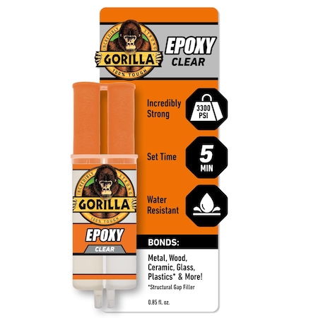 Gorilla High Strength Clear Epoxy Resin 0.85 oz 4200102