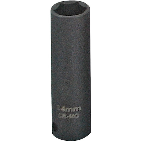 Vulcan Deep Impact Socket, 14 mm Socket, Black Phosphate, MT6580144 MT6580144