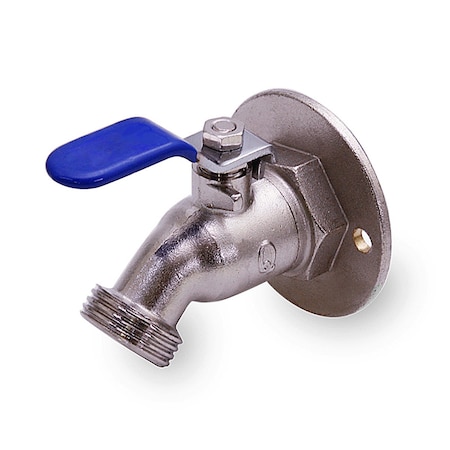 Everflow PEX A Inletx3/4" MHT Outlet Sillcock Hose Bibb with Oversized Flange 1/2" 1165WIR-NL