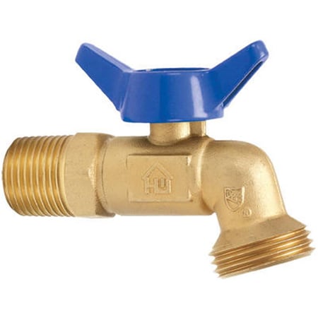 Gourmetgalley VHBQTCC3B 0.50 in. Quarter Turn Ball Hose Bibb Valve GO2670439
