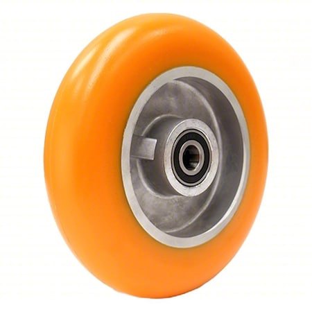 Hamilton Caster Wheel, 8"dia, 1,000 lb, Orange W-822-EMB-1/2