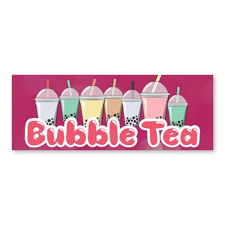 Signmission Bubble Tea, 18 Inch, Decal D-48-30351