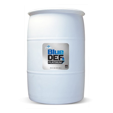 Peak Diesel Exhaust Fluid, Platinum, Drum, 55 Gal, API, ISO-22241-1 DEG001
