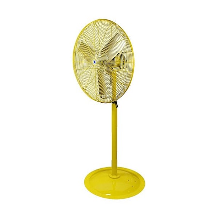 Schaefer CirculatingFan, 36inDia, Yellow, Plug-In 36PFR-Y