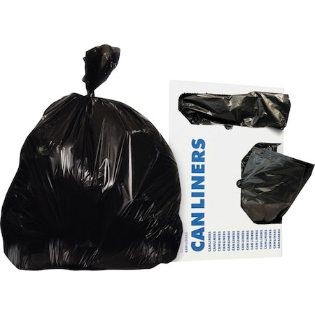 Heritage 60 gal Trash Bags, 38 in x 58 in, Super Heavy-Duty, 1.5 mil, Black X7658AK