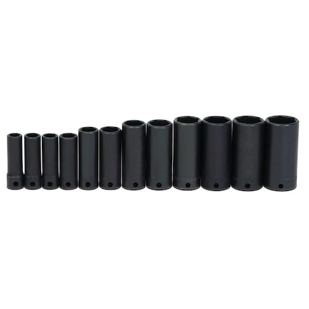 Williams 3/8" Drive Deep Impact Socket Set, 12 pcs JHWWS-12-12