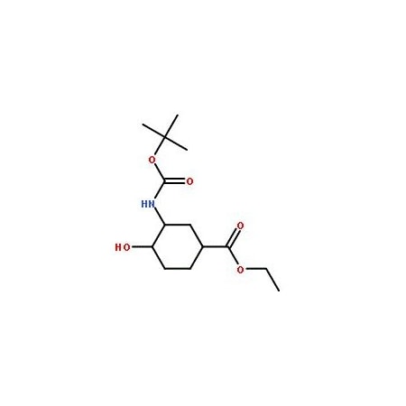 Ak Scientific (1S, 3R, 4R)-3-(Boc-amino)-4-hydroxy-cyclohexanecarboxylic acid ethyl ester (5g), CAS 365997-33-7 9770AF-5g