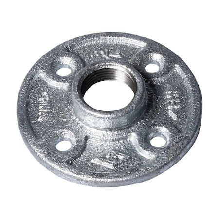 Prosource Anvil Floor Flange, 3/4 in, Threaded, Steel 27-3/4G