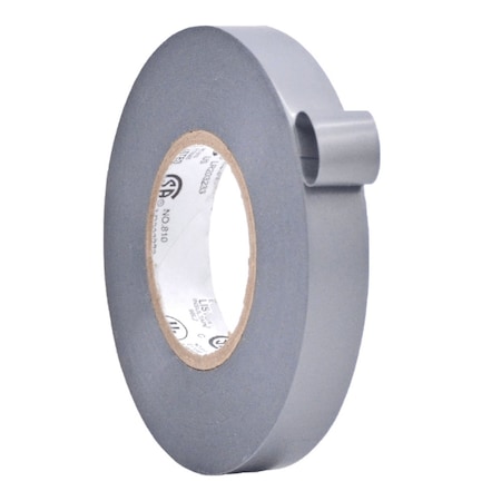 Wod Tape ETC766MS General Purpose Electrical Tape Gray UL/CSA listed core: 1/2 in. X 66 ft, 192PK WOD ETC766MS-00500-192-66-GRA