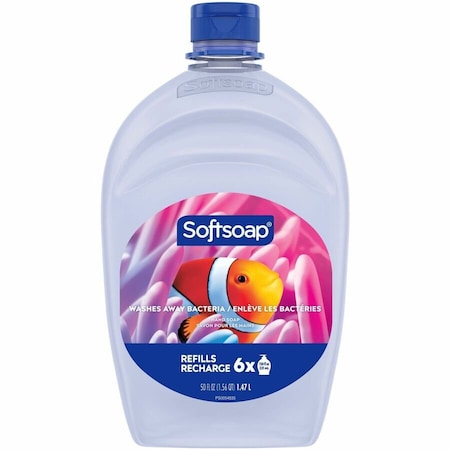 Softsoap Aquarium Design Liquid Hand Soap - Fresh Scent Scent - 1.56 quart - Bacteria Remover, Dirt US05262A