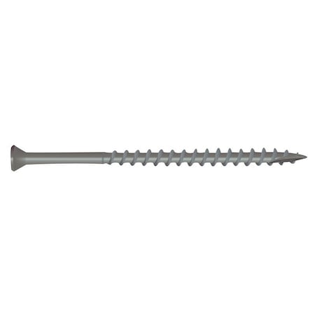 Camo Deck Screw, No 10 Thread, 2-1/2 in L, Bugle Head, Star Drive, Type 17 Slash Point, Stainless Steel 0348159S