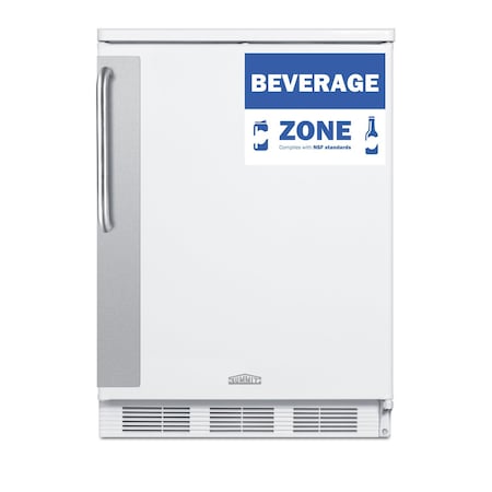 Summit Commercial 24in Wide All-Refrigerator FF6W7BZ