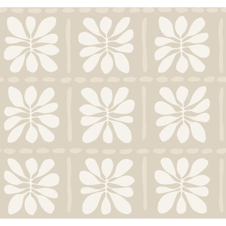 York Wallcoverings Mimosa Fleur Nude Wallpaper ZM2808