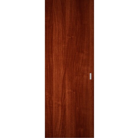 Sartodoors Hidden Barn, Basic 3001 Walnut Franko, Wood Veneer Doors, Magic Concealed Sliding Set, 36 x 80 BASIC3001HB-GOFR-36