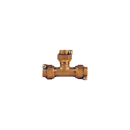 Legend Valve T-4441NL Series Pipe Tee, 3/4 in, Pack Joint, Bronze, 100 psi Pressure 313-394NL