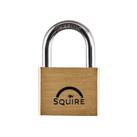 Squire LN5S Lion Marine 2.0in (50 mm) Brass Padlock with Stainless Shackle SQ-LN5S