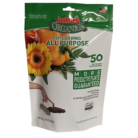 Easy Gardener Organc All Purp Spk 50Ct, 50Pk 06528