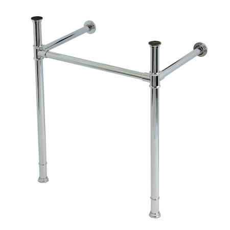 Kingston Brass Stainless Steel Console Sink Legs, Polished Chrome VPB34251