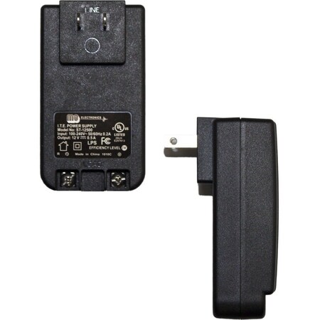 Mg Electronics Power Supply, 100 to 240V AC, 12V DC, 0.5A, Screw Mount ST-12500