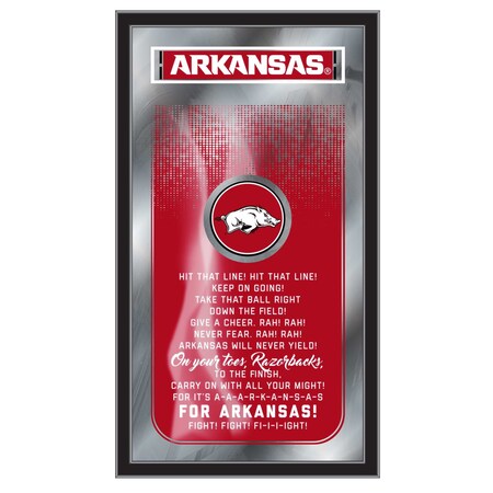 Holland Bar Stool Co Arkansas 26" x 15" Fight Song Mirror MFghtArknUn