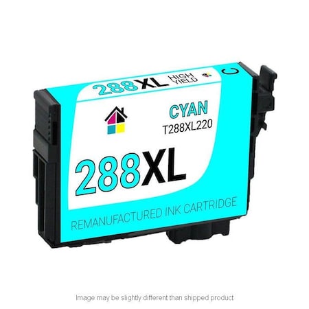 Epson Replacement, CYAN Compatible InkJet Ink, 450 page yield T288XL220-S