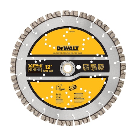 Dewalt DiamondSawBlade, Diam:12", Thick:0.12 DW47224