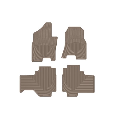 Weathertech Tan, Front and Rear All Weather Floor Mats W506TN-W508TN