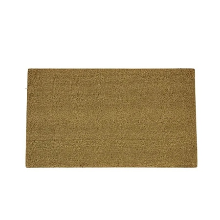 Fanmats Blank Door Mat, 30 in L, 18 in W, Natural Coir Surface, Tan 58771