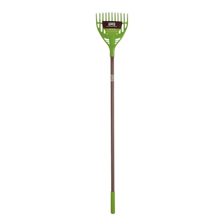 Ames 8 in Shrub Rake, Poly Head, Steel Handle, Cushion Grip 2915900