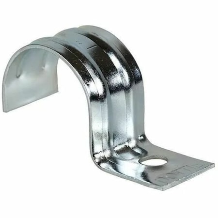 Dottie One Hole Strap, Conduit; EMT; Pipe Use, 2-1/2 in, Steel, Zinc Plated TW250