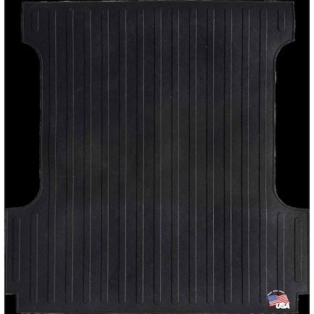 Boomerang Rubber Truck Bed Mat, Black, Unfinished, Rubber TM630BAGGED